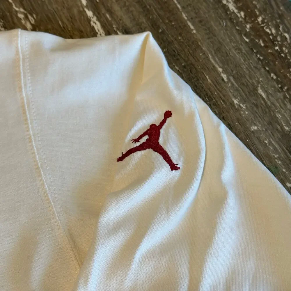 NWT Jordan Oklahoma Sooners Prep Max90 Loose Fit Pocket Logo Long Sleeve T-Shirt